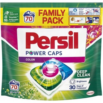 Kapsule na pranie farieb Persil Power Caps Color 70 ks