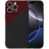 Techsuit Carbonite FiberShell kryt na iPhone 16 Pro Max – červený Vortex