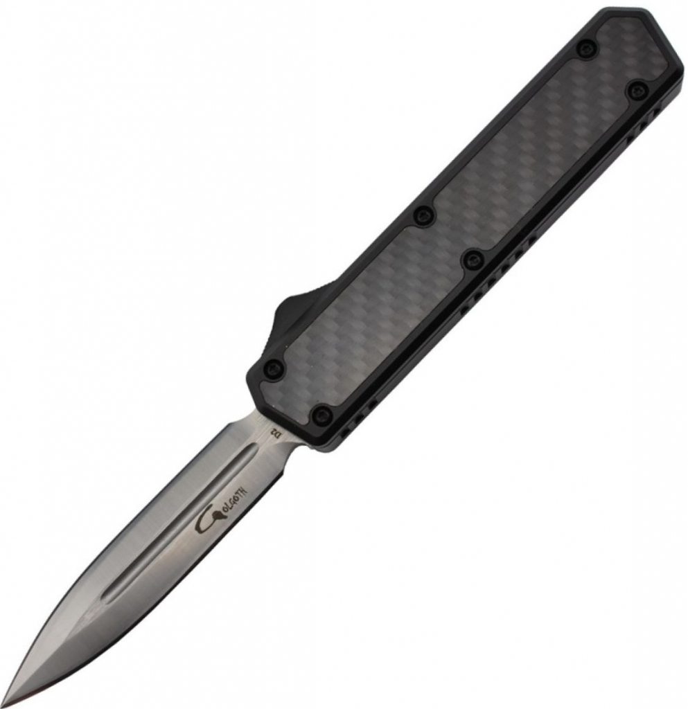 Golgoth G11B1 Noir. Couteau automatique OTF