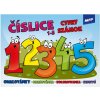 omaľovánka Číslice 1-5