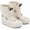 Detské barefoot gumáky Bundgaard Cover BG401050_9410 Ivory Dino Veľkosť: 21