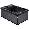 Lovia vírivá vaňa pre 2 osoby 200x130x82 L303 Opláštění: Grey, Barva akrylátu: Midnight Opal