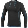 CANIS CXS SEAMFLEX PÁNSKE FUNKČNÉ TRIČKO DLHÝ RUKÁV ČIERNA-MODRÁ 172003180600 - XS/S