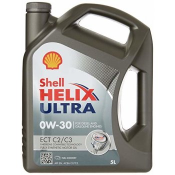 Shell Helix Ultra ECT C2/C3 0W-30 5 l od 39,45 € - Heureka.sk