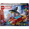 Kocky LEGO MARVEL 76310 Auto Iron Mana Čierna Pantera vs Červený Hulk