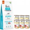BRIT CARE Hypoallergenic Puppy Lamb 12kg & BRIT PATE & MEAT CHICKEN 6x400g