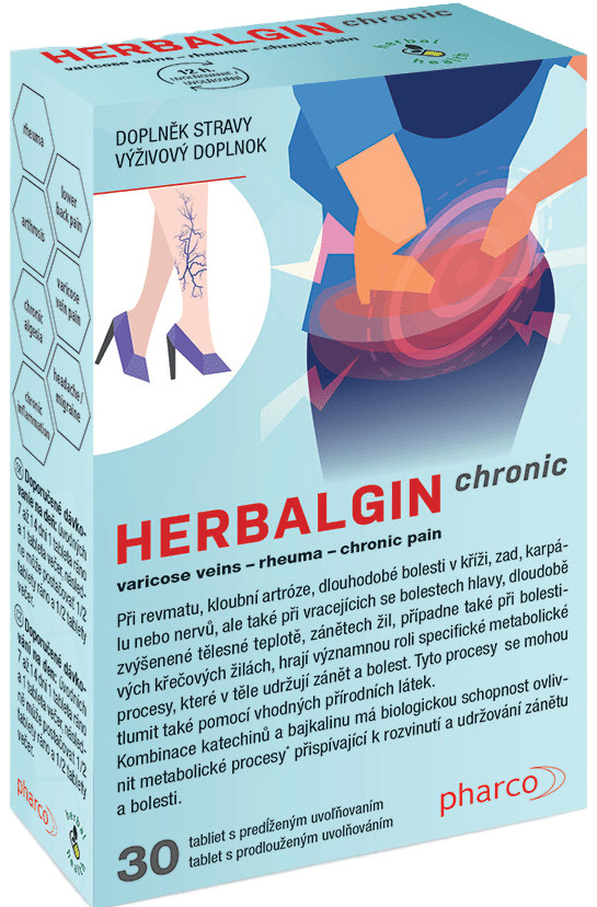 HERBALGIN chronic 30 tabliet