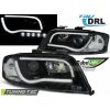 Tuning-tec SVETLOMETY TUBE LIGHT DRL BLACK pasuje na AUDI A6 06.01-05.04