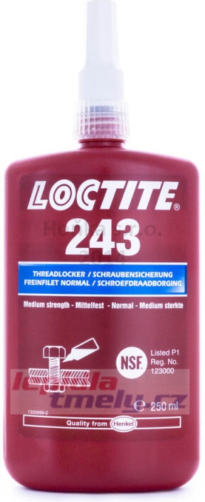 LOCTITE 243 zaisťovač závitov SP 250g