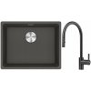 Súprava granitový drez Franke Maris 125.0716.375, kuchynská batéria Franke Eos 115.0613.671