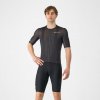 CASTELLI Cyklistické nohavice krátke s trakmi - UNLIMITED ENDURANCE - čierna 2XL