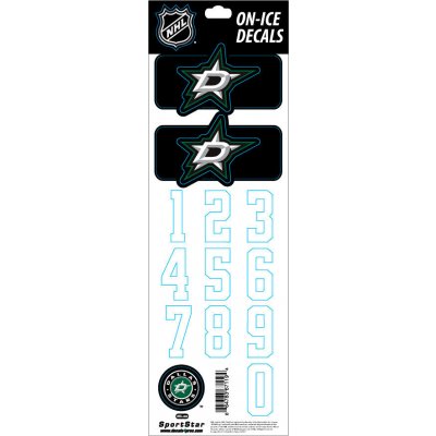 Sportstape ALL IN ONE HELMET DECALS - DALLAS STARS - DARK HELMET 2010