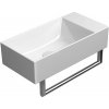 GSI Kube X umývadlo 50x25 cm obdĺžnik klasické umývadlo-pultové umývadlo biela 9486011