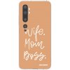 Picasee silikonový průhledný obal pro Xiaomi Mi Note 10 (Pro) - Boss Mama
