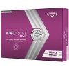 Callaway dámske golfové loptičky ERC soft REVA TRIPLE TRACK 23 3-plášťové 12ks biele