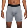 Kompresné oblečenie Nike Pro Dri-Fit Fitness Long Shorts - smoke grey/black - Sivý (L)