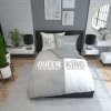 Detexpol obliečky Queen King grey Bavlna 200x220 2x70x80