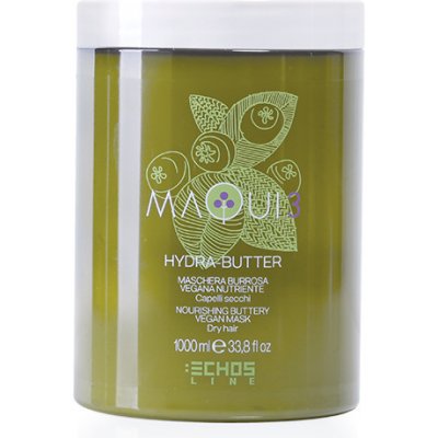 Echosline Maqui 3 Hydra-butter - hutná vyživujúca maska pre suché vlasy 1000 ml