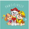 Carbotex DETSKÝ LISOVANÝ BAVLNENÝ UTERÁK PAW PATROL 30X30 CM VZOROVANÝ