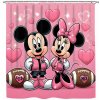 Dizajnový multifunkčný záves 180x180 cm - Mickey a Minnie/Am. futbal