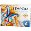Farby temperové KOH-I-NOOR 16 ml, sada 6 ks