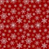 Vianočný vzor bavlnenej látky Vianočné Hviezdy na Červenom, metráž 160 cm