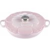 Le Creuset - Liatinový hrniec plytký 26 cm / 2,2 l - Petal Pink