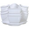 PlasticFuture Květináč na bylinky COUBI HERBAL 29,5 cm grafitový