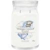 Yankee Candle Signature Soft Blanket - Veľká vonná sviečka v skle, vôňa bergamotu, citrusu a vanilky, 2 knôty, 567g