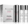 Chanel Allure Homme Sport Cologne EDC 20 ml (plnitelný flakon) + náplň 2 x 20 ml darčeková sada