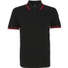 Asquith & Fox Pánske polo tričko AQ011 Black XXL