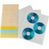 Hama 6-násobná obal zakladače na CD / DVD 6 CD / DVD / Blu-ray plast transparentná biela 10 ks (š x v x h) 238 x 1 x 295 mm 49835; 49835