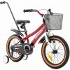 DETSKÝ BICYKEL GERMINA 16″ SPORT 4-6 rokov odnímateľné kolieska košík PEVNÝ