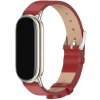 MojRemienok.sk Kožený náhradný náramok pre Xiaomi Smart Band 8, 9 a 10 Farba: červená