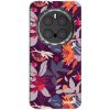Picasee silikónový prehľadný obal pre Honor Magic7 Pro 5G - Purple Leaf