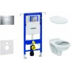 GEBERIT - Duofix Set predstenovej inštalácie, klozet Alpha s doskou, tlačidlo Sigma30, chróm 111.355.00.5 NR6