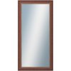 DANTIK - Zrkadlo v rámu, rozmer s rámom 60x120 cm z lišty ANGLIE hnedá Au Linka (612)