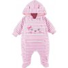 EEVI Dojčenský velúrový overal RUN&FUN ružový