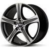 Alu disk Ronal R55 SUV Black 8,5 x18 5x112 ET45 čierny matný leštený