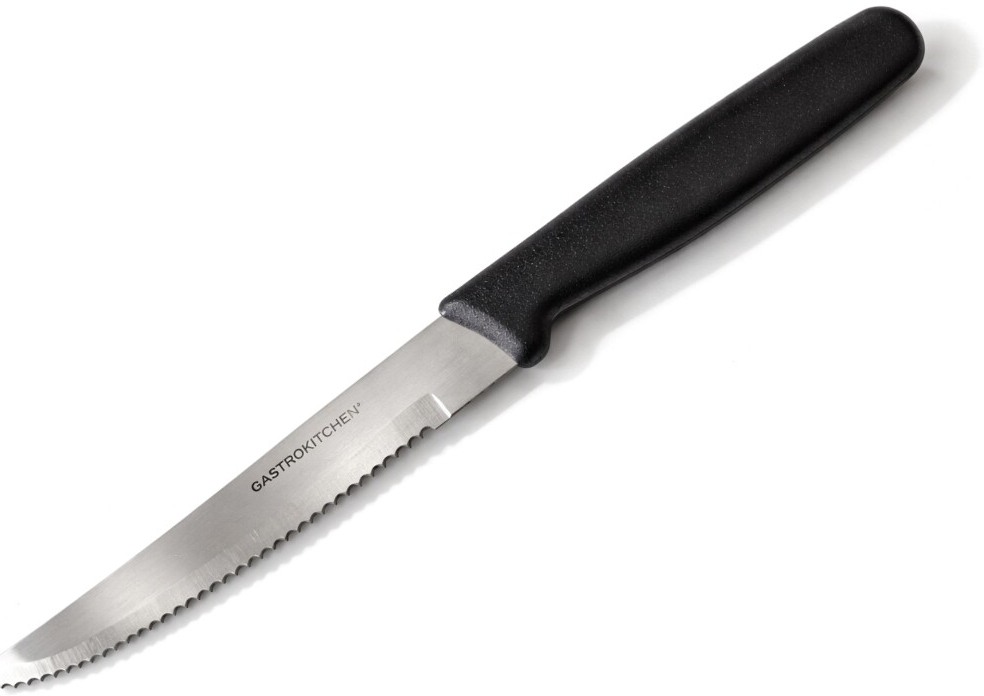 GastroKitchen Univerzálny zúbkovaný kuchynský nôž - 12 cm čepeľ