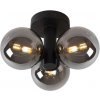 Lucide Lucide TRUDY - Flush ceiling light Bathroom - D28 cm - 3xG9 - IP44 - Black 74116/03/30