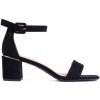 Shelvt Suede black heeled sandals čierna 40 Shelvt 0000296538171