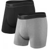 SAXX DAYTRIPPER BB FLY 2PK black/grey heather - M