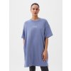 GAP šaty s logom Oversized modrá