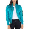 Alpha Industries dámska bunda MA-1 VF LW Wmn blue lagoon Farba: modrá, Veľkosti dámske: XS