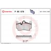 Sada brzdových platničiek, vždy 4 kusy v sade BREMBO P 85 070 (P85070)