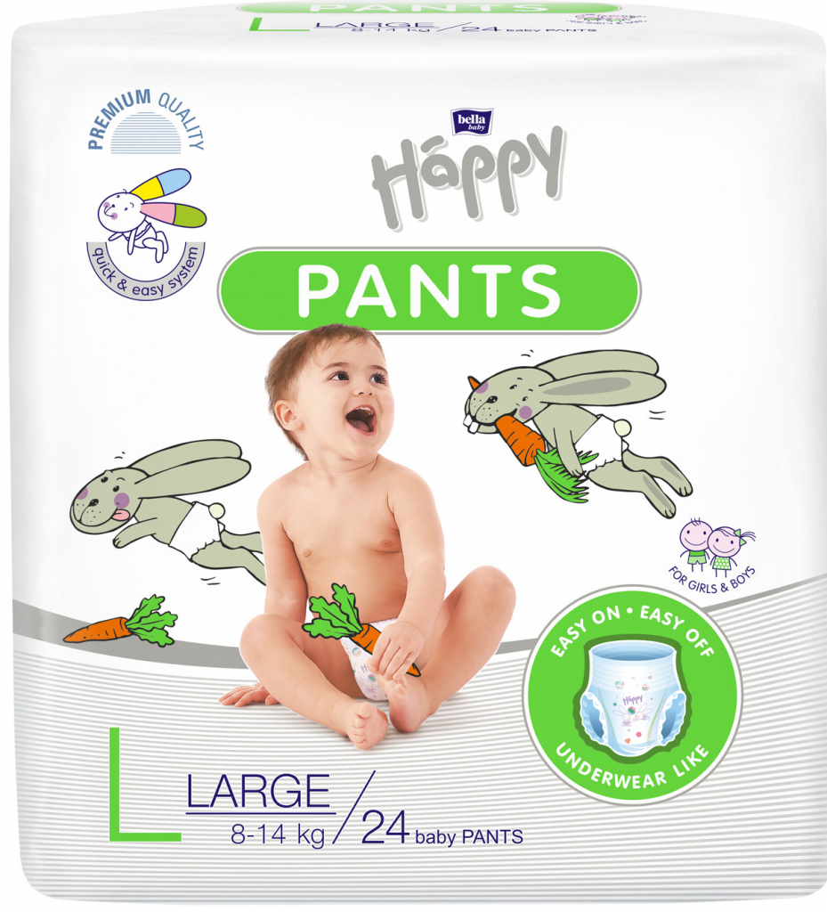 Bella Happy Pants 4 Maxi 8-14 kg 24 ks