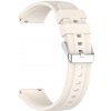 Techsuit - Watchband 18mm (W075) remienok pre Huawei Watch GT 4 (41 mm) / W1 / Honor Watch S1 / Garmin Venu 2S / Vivoactive 4S - béžový