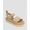 UGG Goldenstar dámske semišové sandále béžová