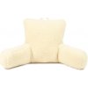 Wooline Komfortný čítací vankúš s podrúčkami MEGI, Thumbled, krémovo žltá